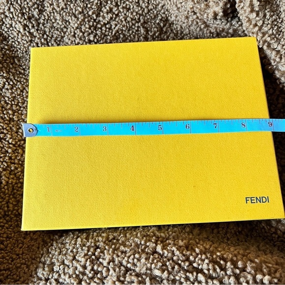 FENDI Empty Gift Box 9 x 7 2 Piece Cover and Bottom Box - Picture 9 of 13